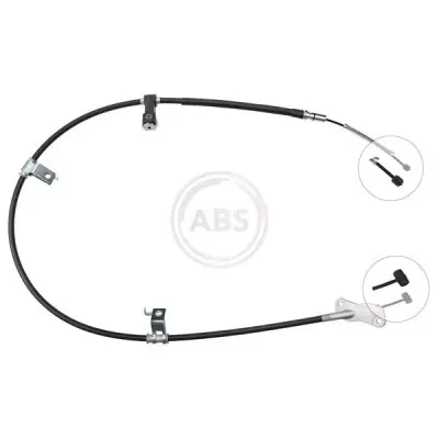 Económico Cable de accionamiento, freno de estacionamiento A.B.S. K17288